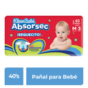 ABSORSEC PAÑAL MED 40 UD