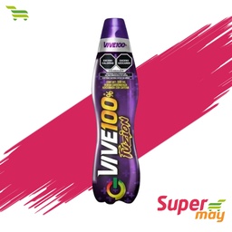 [204007] VIVE 100 AZAI BEBIDA ENERGETICA EXH/6 PZ 500 ML